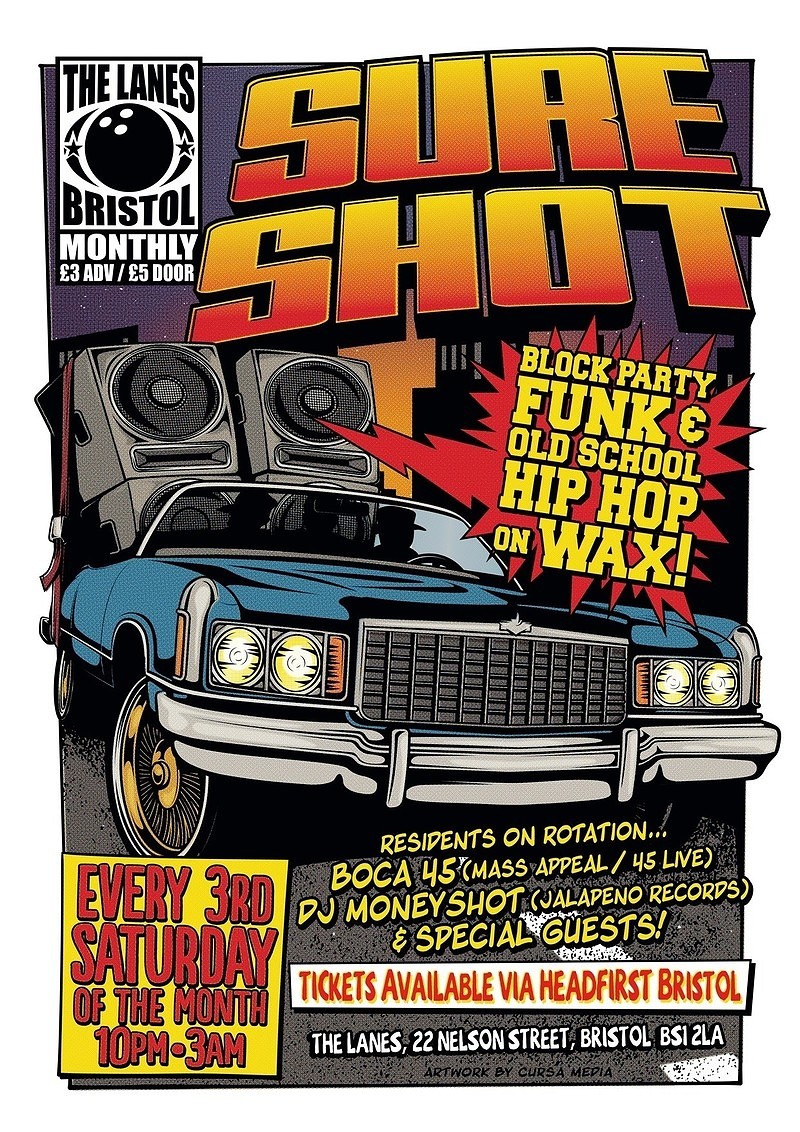 Sure Shot: Classic Funk & Hip Hop at The Lanes