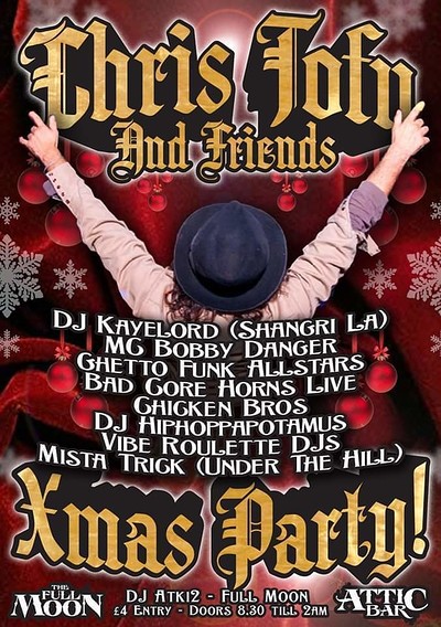 Chris Tofu & Friends Xmas Party at The Attic Bar