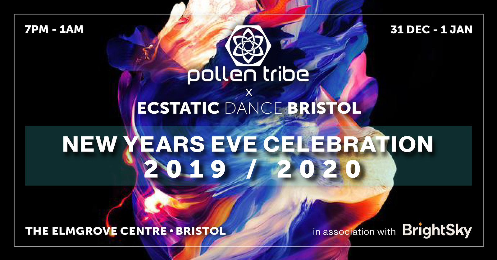 Ecstatic Dance Bristol x Pollen Tribe NYE at The Elmgrove Centre