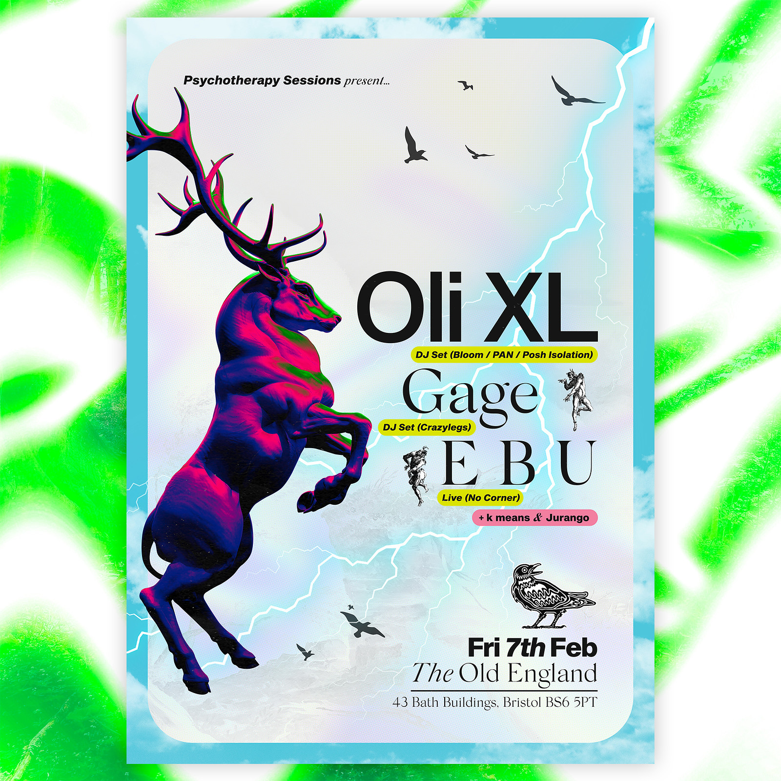 PTS w/ Oli XL, Gage & E B U at The Old England Pub