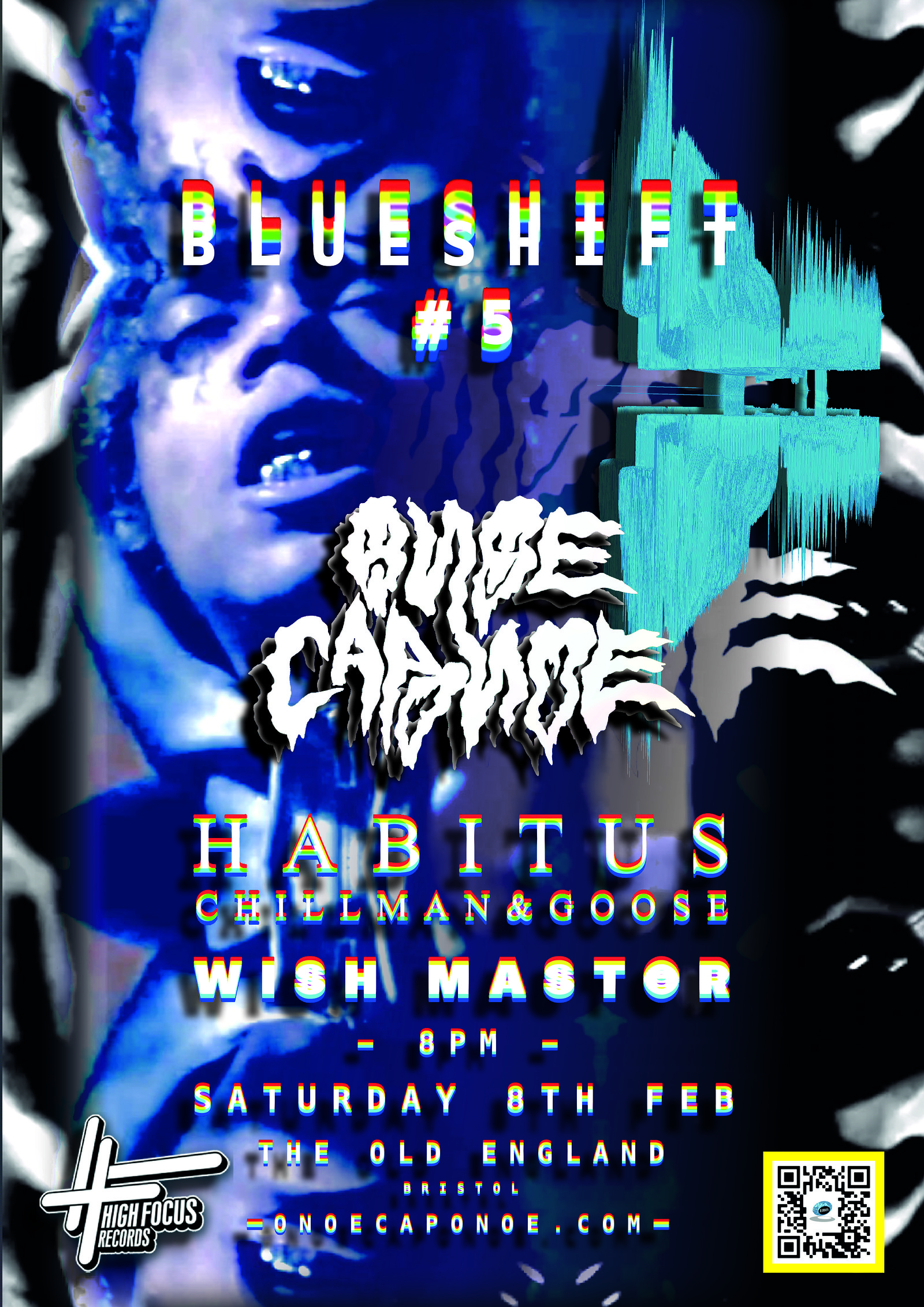 Blueshift 5 Onoe Caponoe // Habitus // Wish Master at The Old England Pub