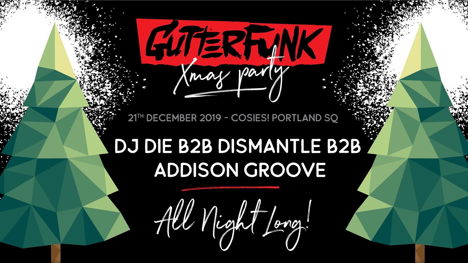 GutterFunk Xmas Party 2019 at Cosies