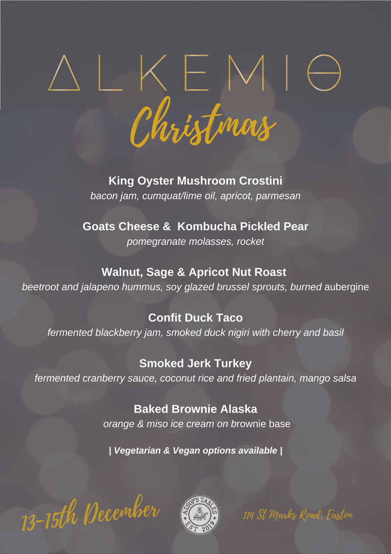 Alkemio Christmas at Aesop's Tables