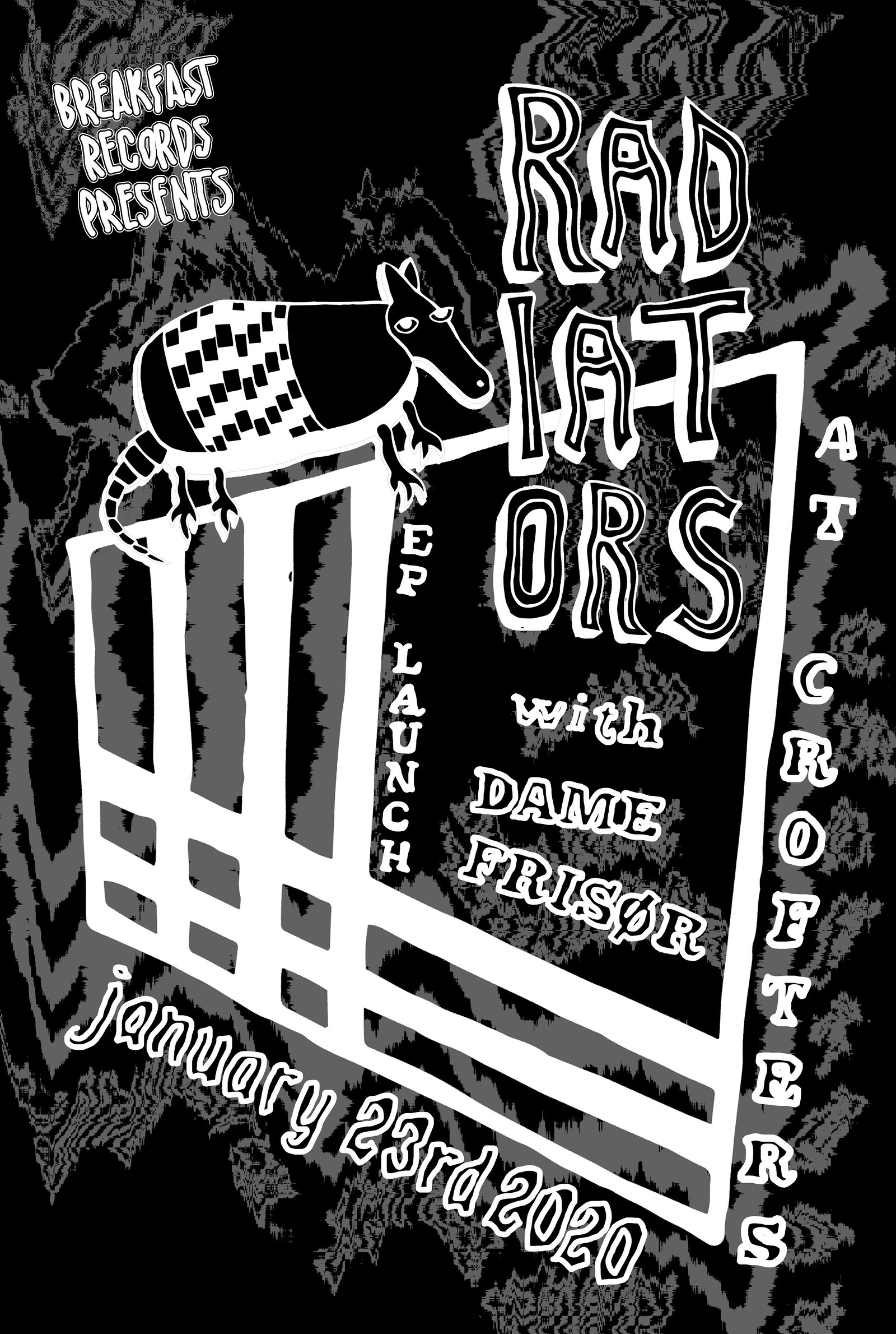 Breakfasts presents RADIATORS and DAMEFRISØR at Crofters Rights