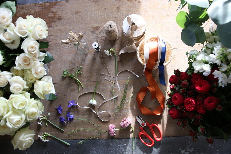 Hand-tied Bouquet by Jasper & Quinn at Square Works