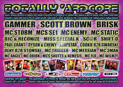 Totally'ardcore at Warehouse