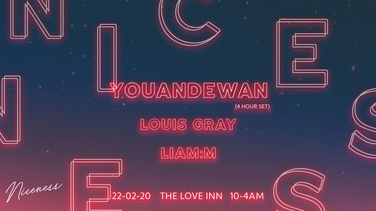 Niceness | Youandewan at The Love Inn