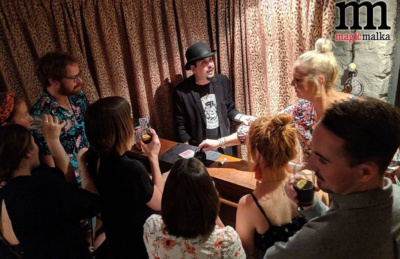 Magic Malka - Amazing Close Up Magician at The Cloak and Dagger