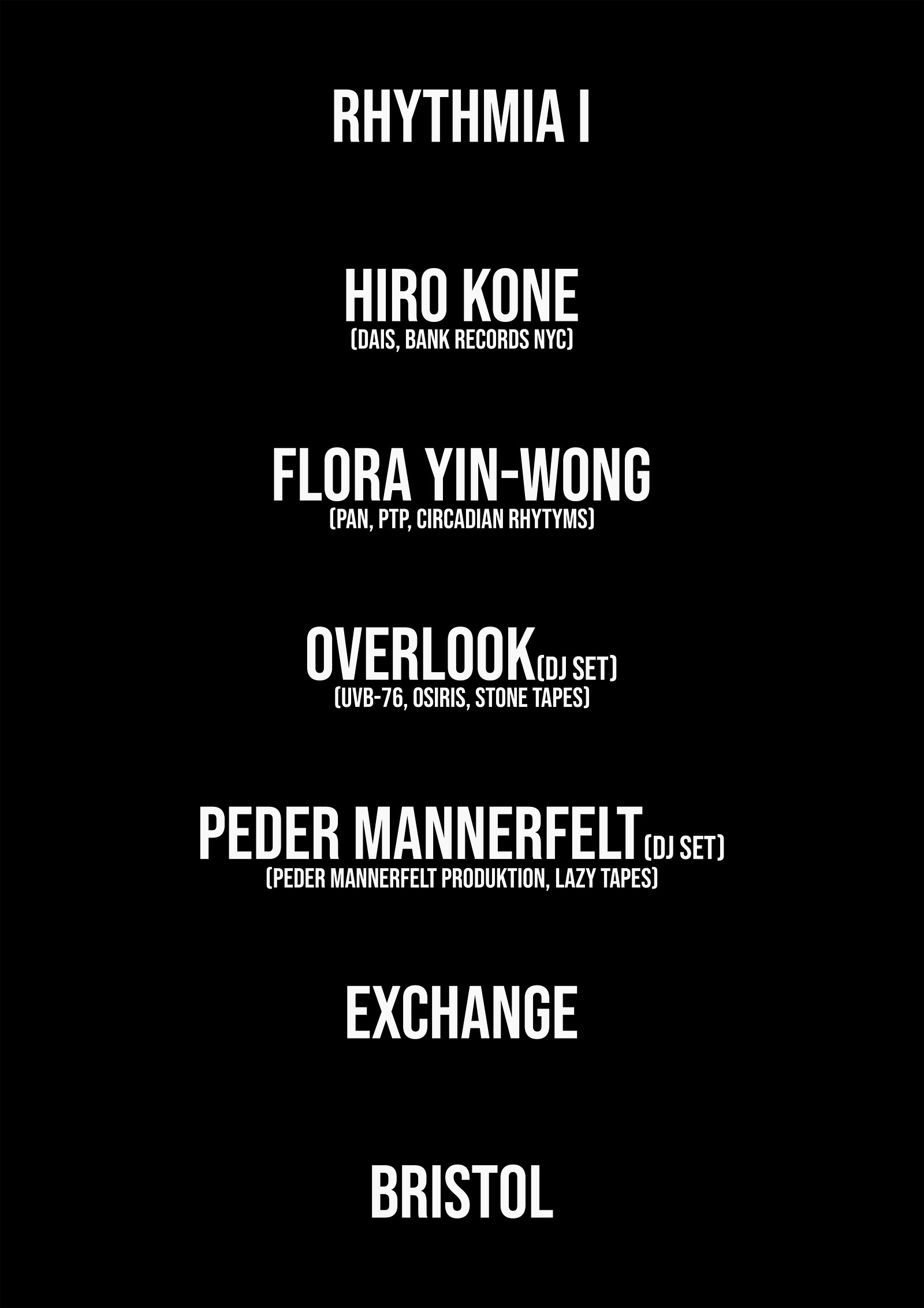 Rhythmia I at Exchange