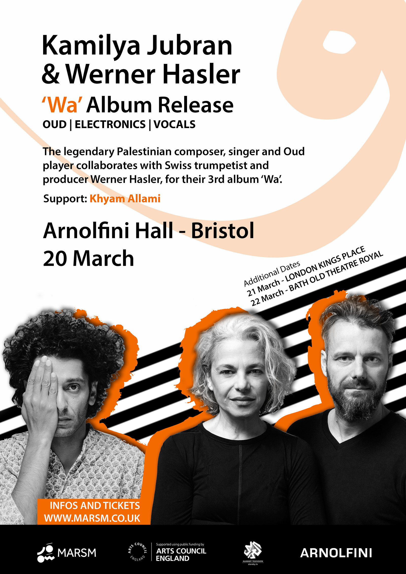 Kamilya Jubran & Werner Hasler at Arnolfini