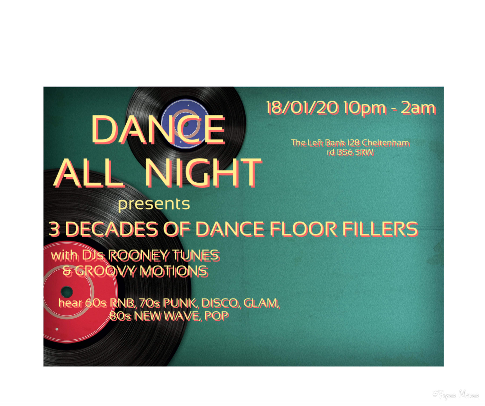 DANCE ALL NIGHT at LEFTBANK