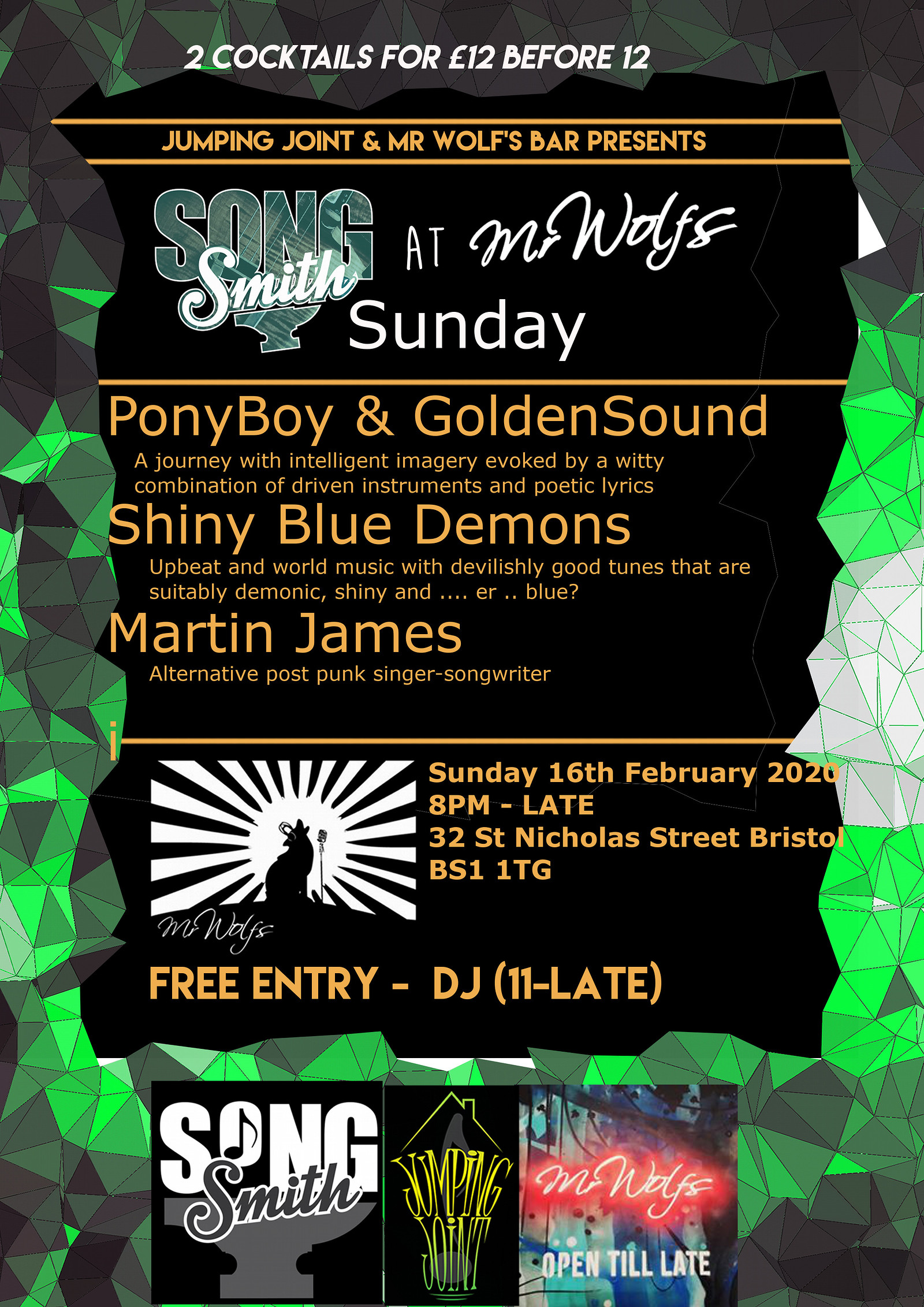 SongSmith Sunday @Mr Wolf's at Mr Wolfs