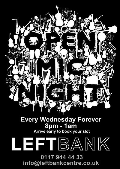 OPEN MIC at LEFTBANK