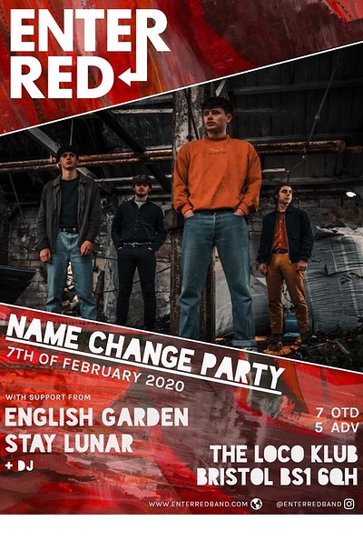Enter Red Name Change Party at Loco Klub