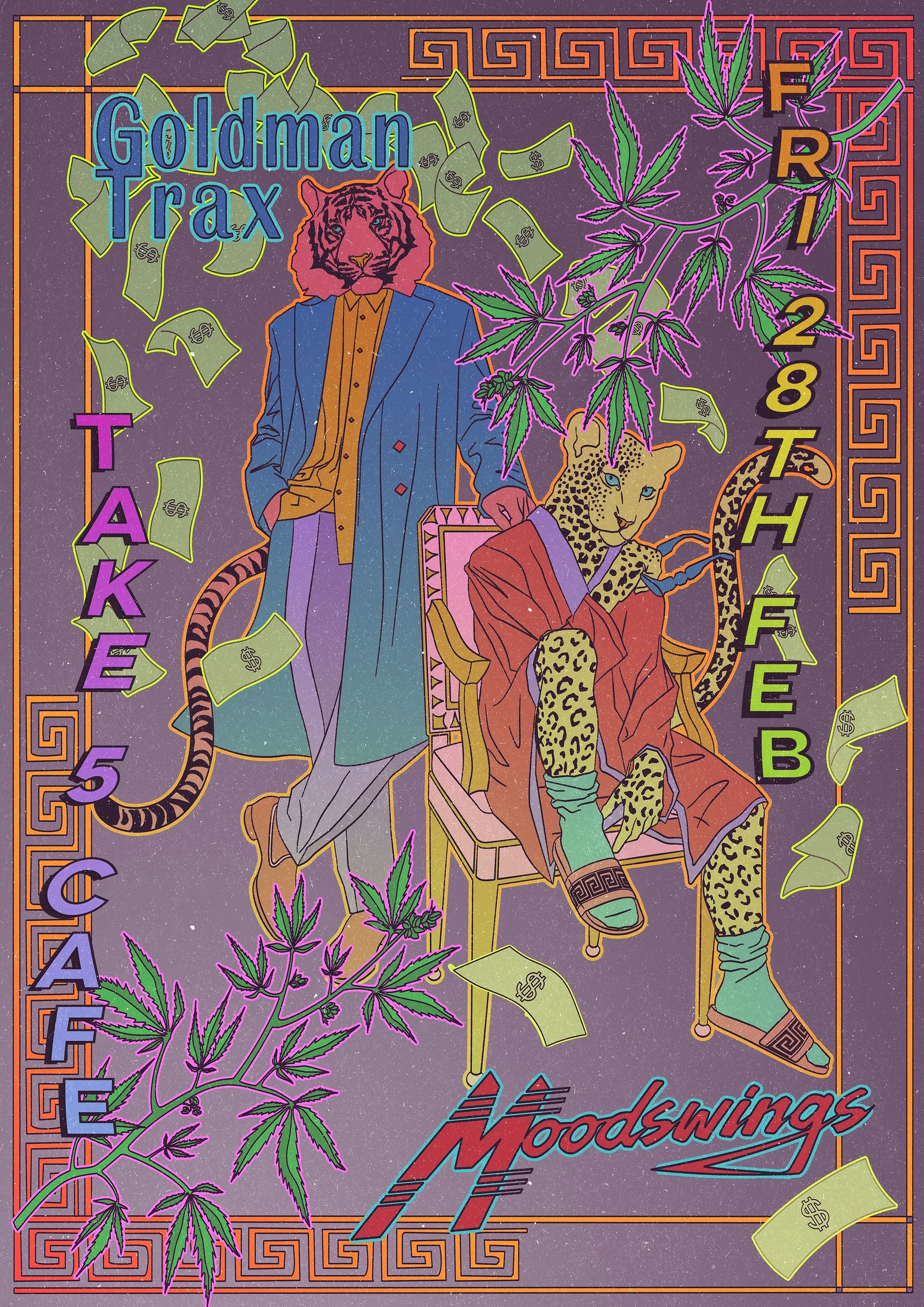 Goldman Trax Present: Mood Swings at Take Five Cafe