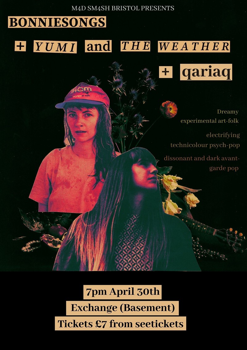 Bonniesongs, Yumi and The Weather and qariaq at Exchange