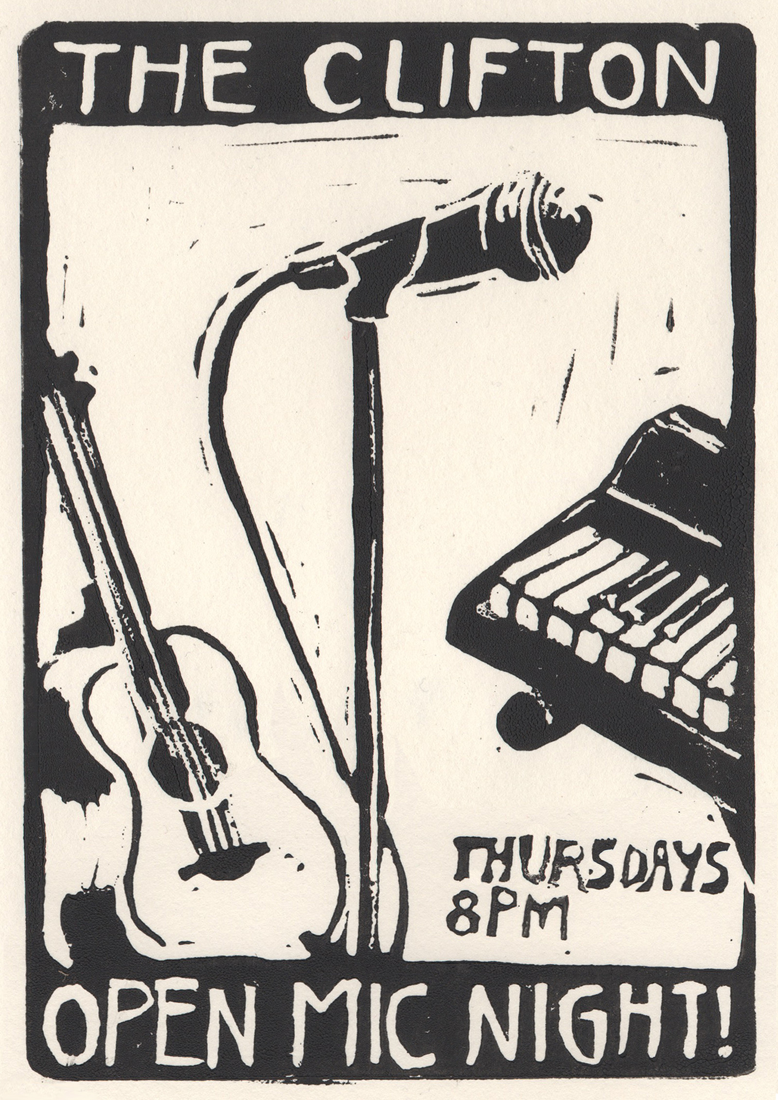 Open Mic Night and BYOT at The Clifton Pub