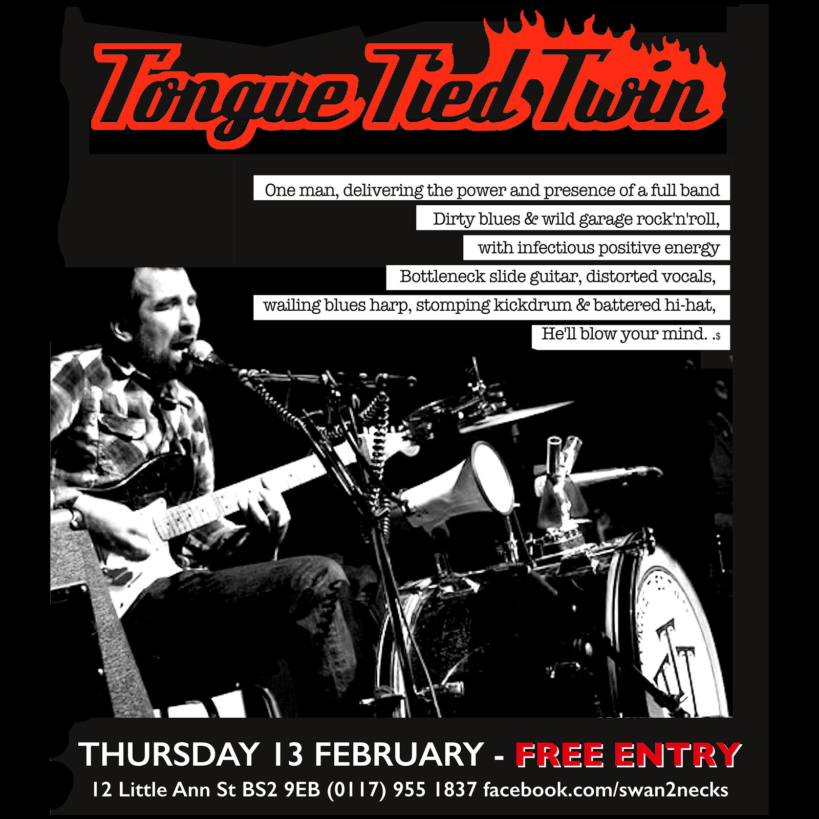 Tongue Tied Twin w/Craig Shaw at The Swan With Two Necks