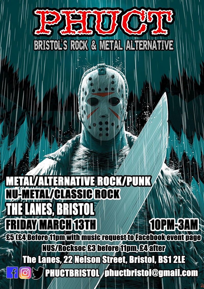 Phuct - Friday the 13th March at The Lanes