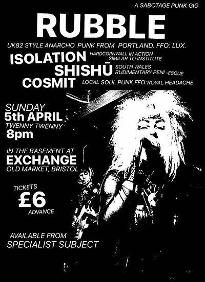 Rubble , Isolation, Shishu and Cosmit at Exchange