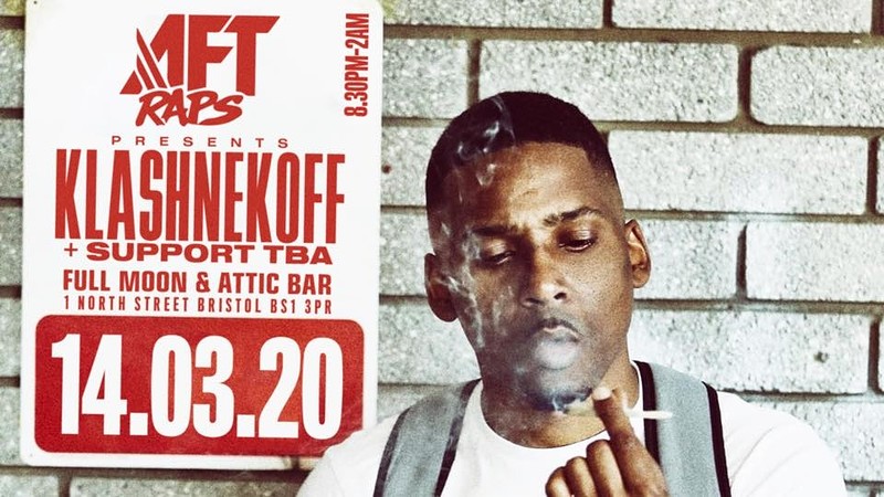 AFT Raps Presents Klashnekoff at The Attic Bar