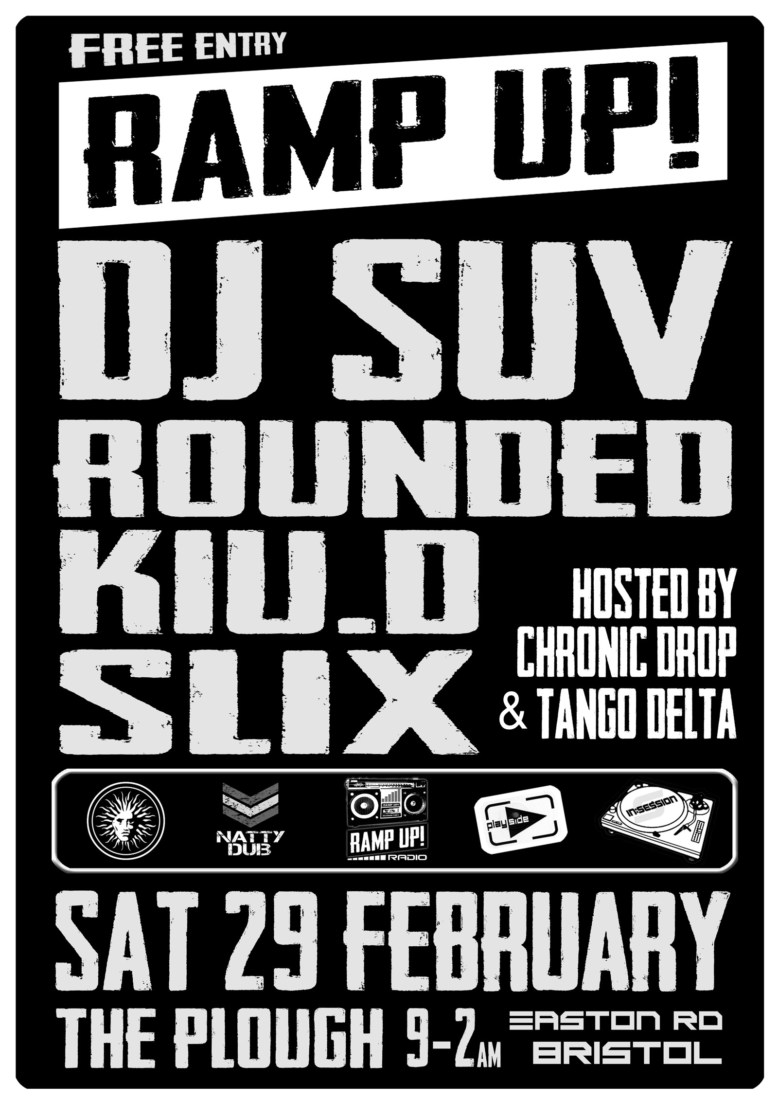 Ramp Up DNB @ The Plough / Sat 29th Feb 2020 at The Plough Inn