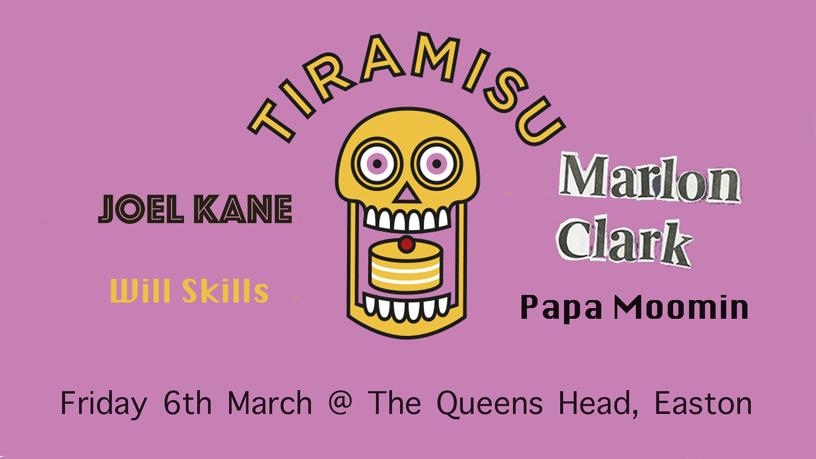 Tiramisu - Marlon Clark and Joel Kane at Queens Head Easton