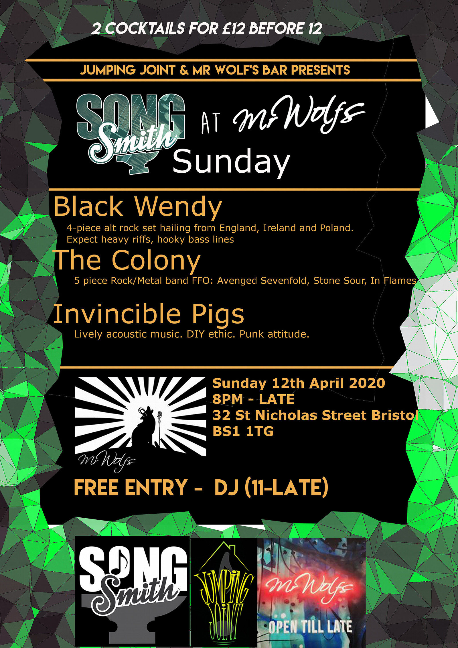 SongSmith Sunday @Mr Wolf's at Mr Wolfs