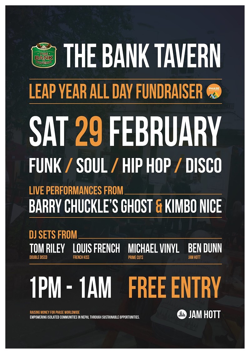 Bank Tavern All Day Fundraiser at Bank Tavern