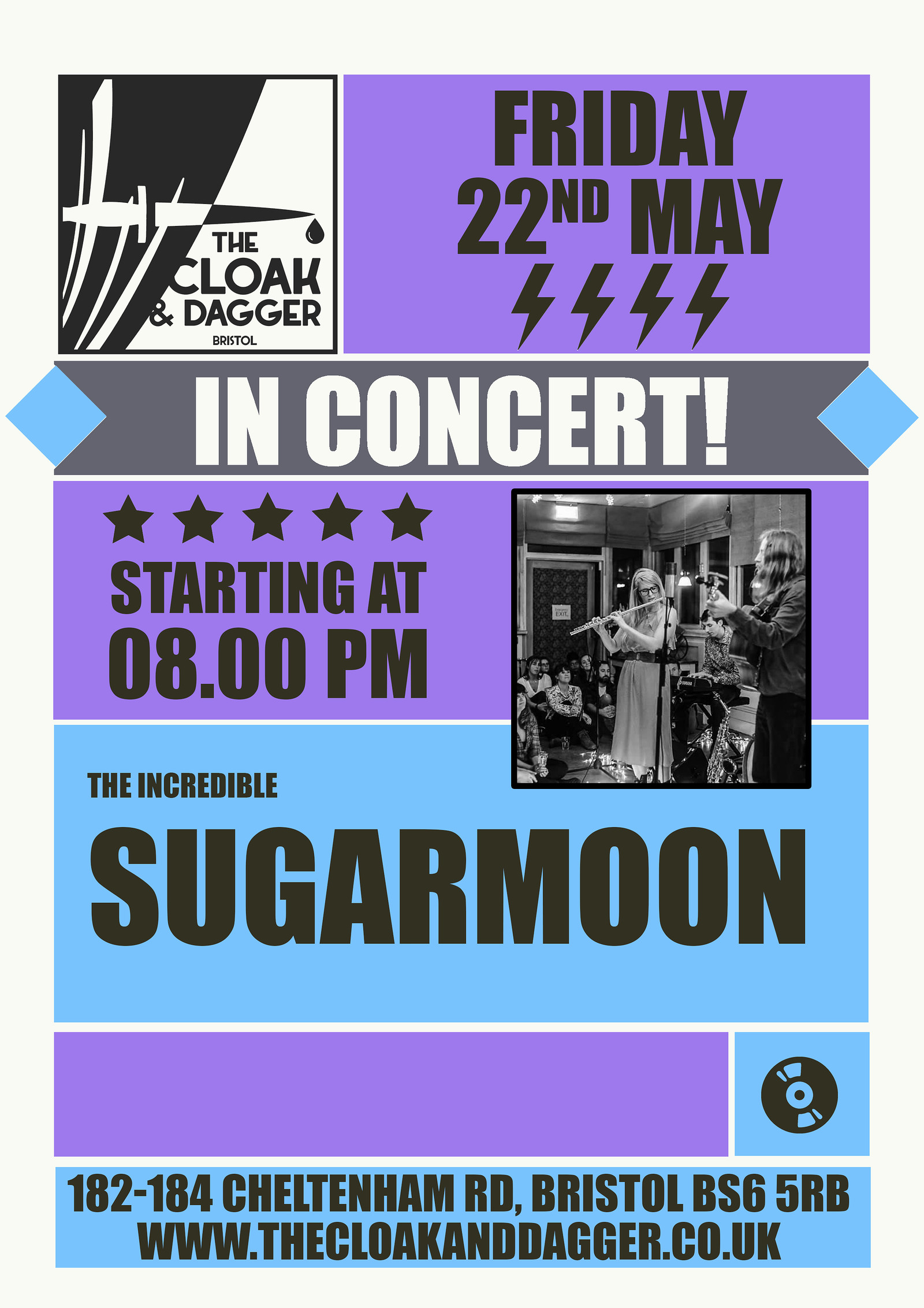 Sugarmoon at The Cloak and Dagger