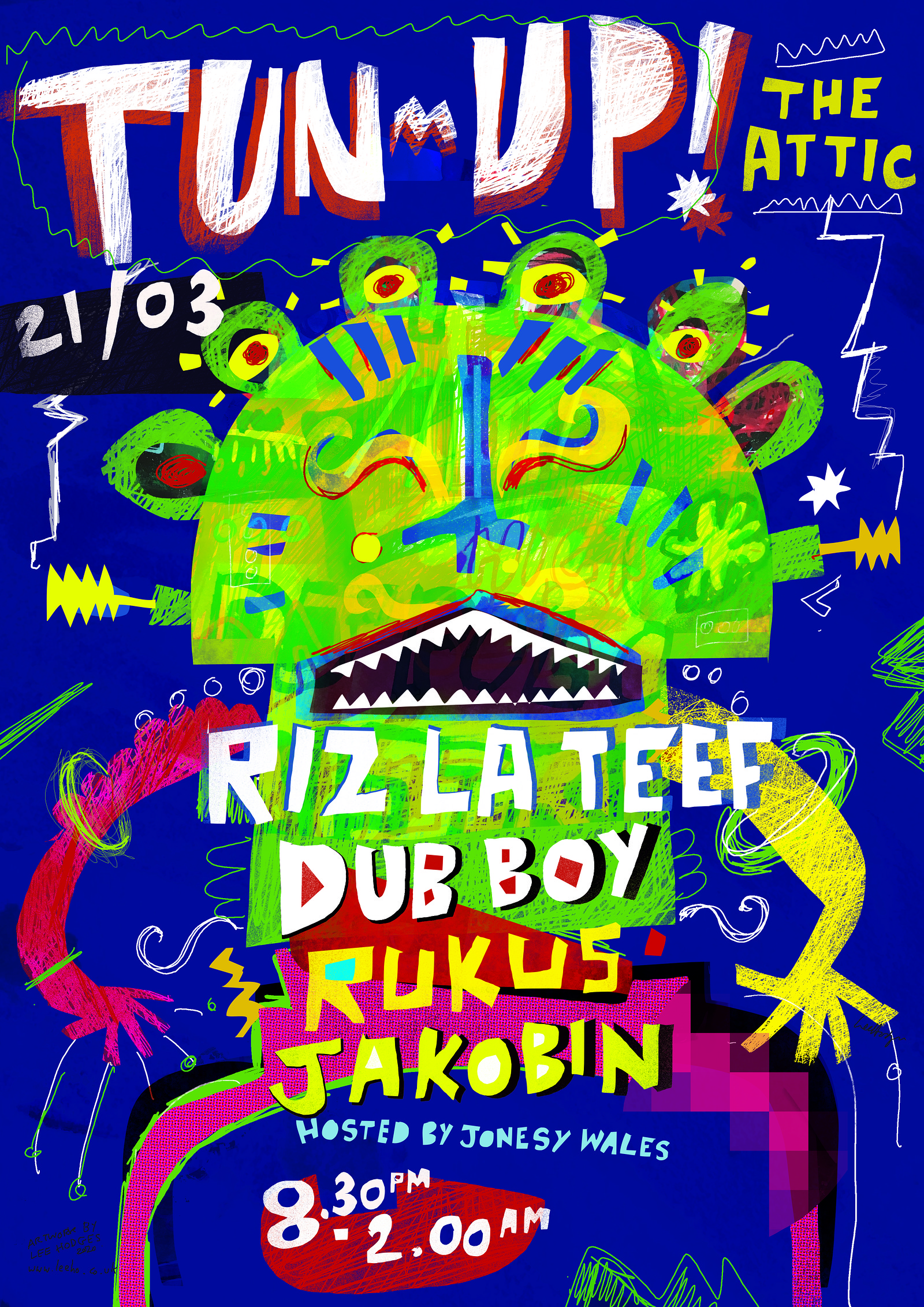 TUN UP Ft. Riz La Teef & Jakobin at The Attic Bar