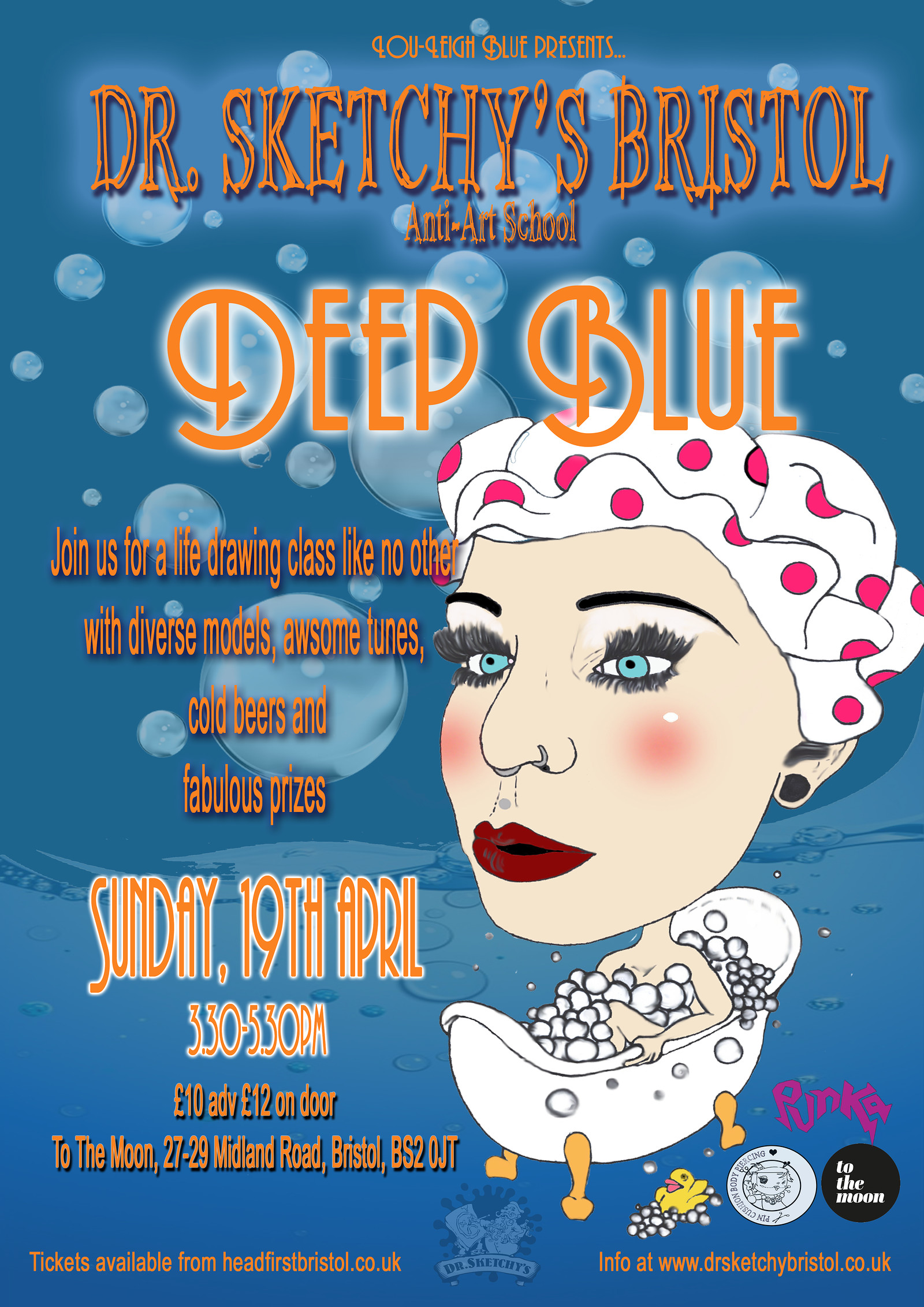 Dr. Sketchy - Deep Blue at To The Moon