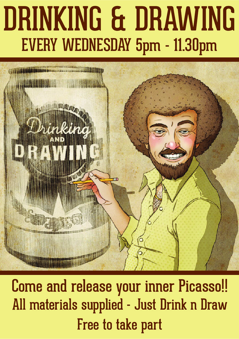 DRINKING & DRAWING at the KDV at Kingsdown Vaults
