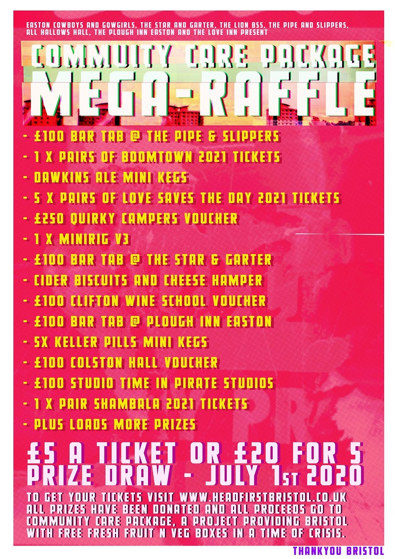 Community Care Package Mega-Raffle at The Plough Inn