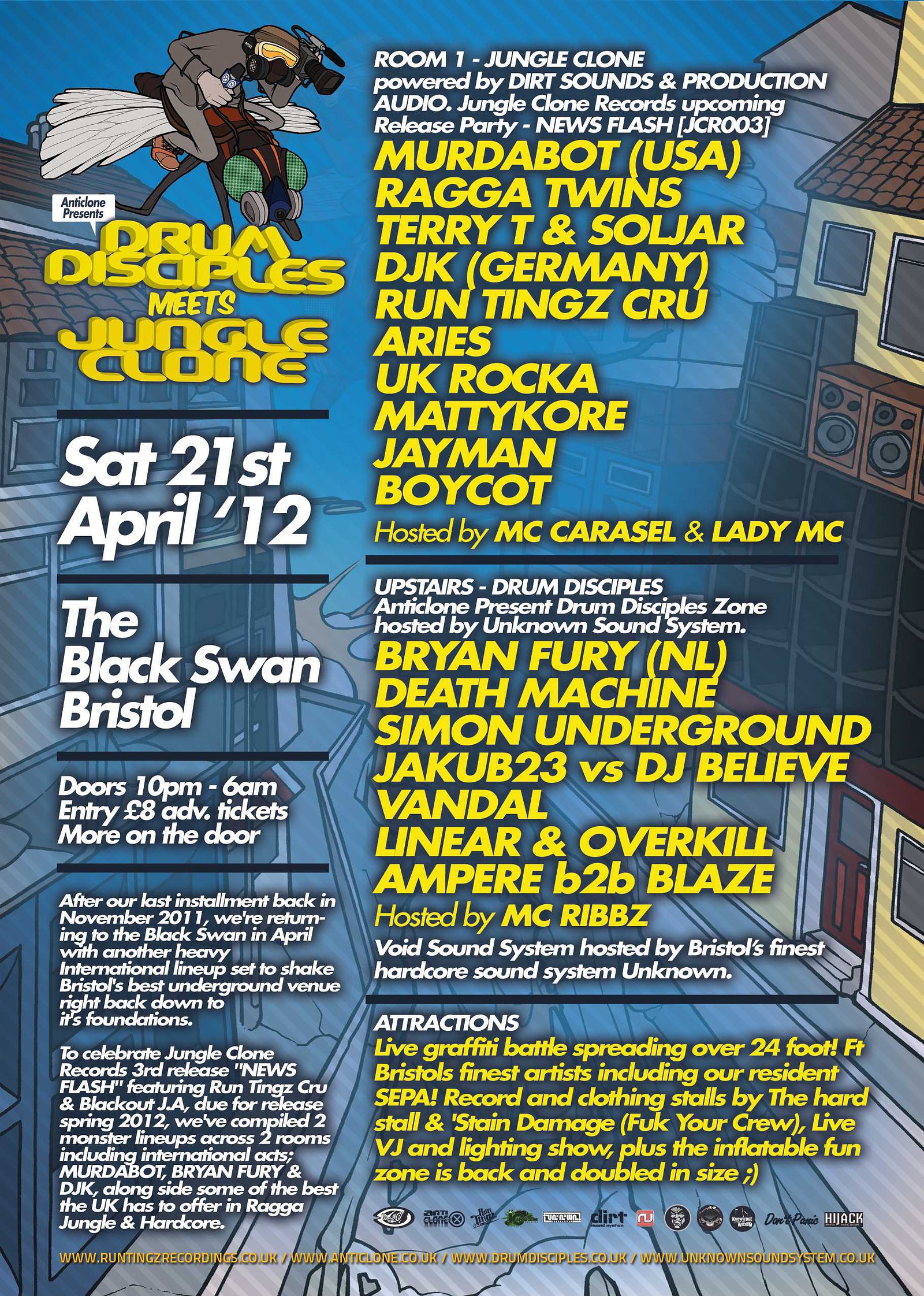 Drum Disciples Vs Jungle Clone at The Black Swan