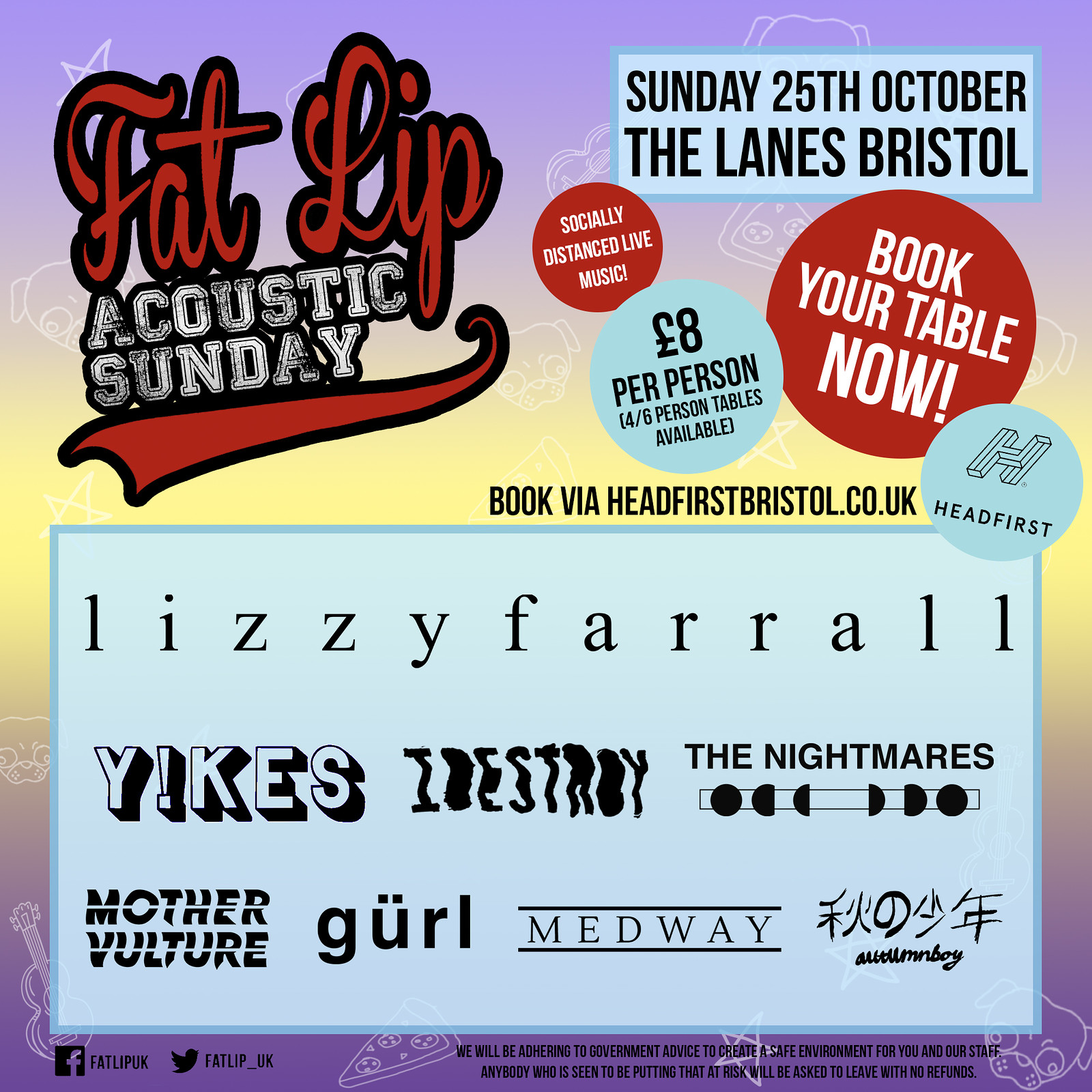 Fat Lip's Acoustic Sunday 3.0 at The Lanes