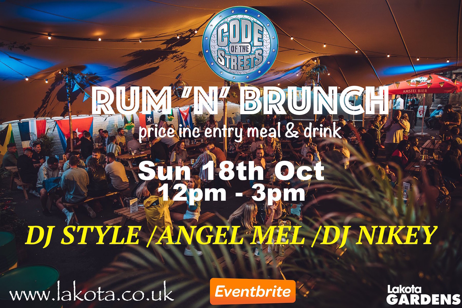 Code of the Streets 'Rum 'n' Brunch' at Lakota