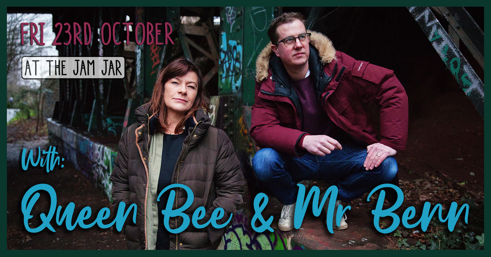 At The Jam Jar with Queen Bee & Mr. Benn at Jam Jar