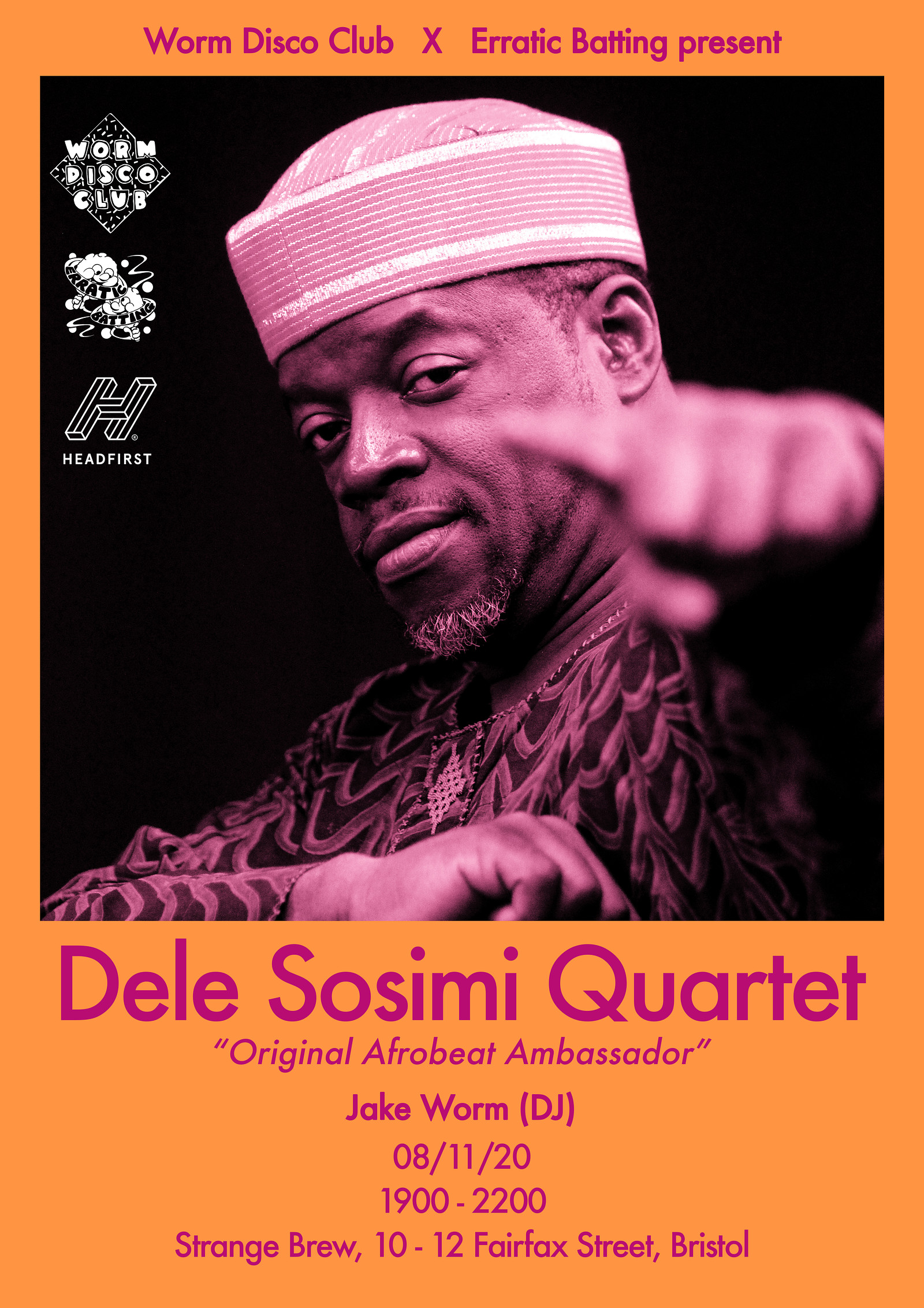 Dele Sosimi at Strange Brew