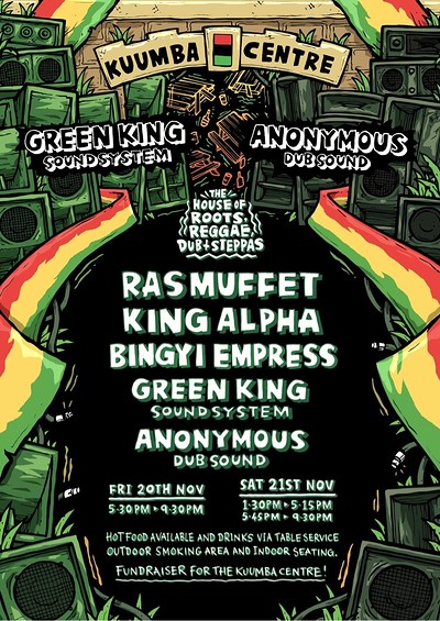 The House Of Roots Reggae Dub + Steppas at Kuumba Centre