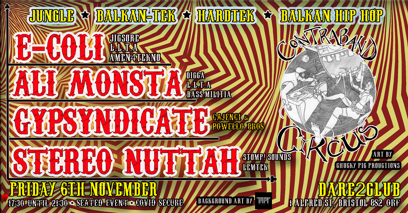 Contraband Circus - DJ Take over at Dare to Club