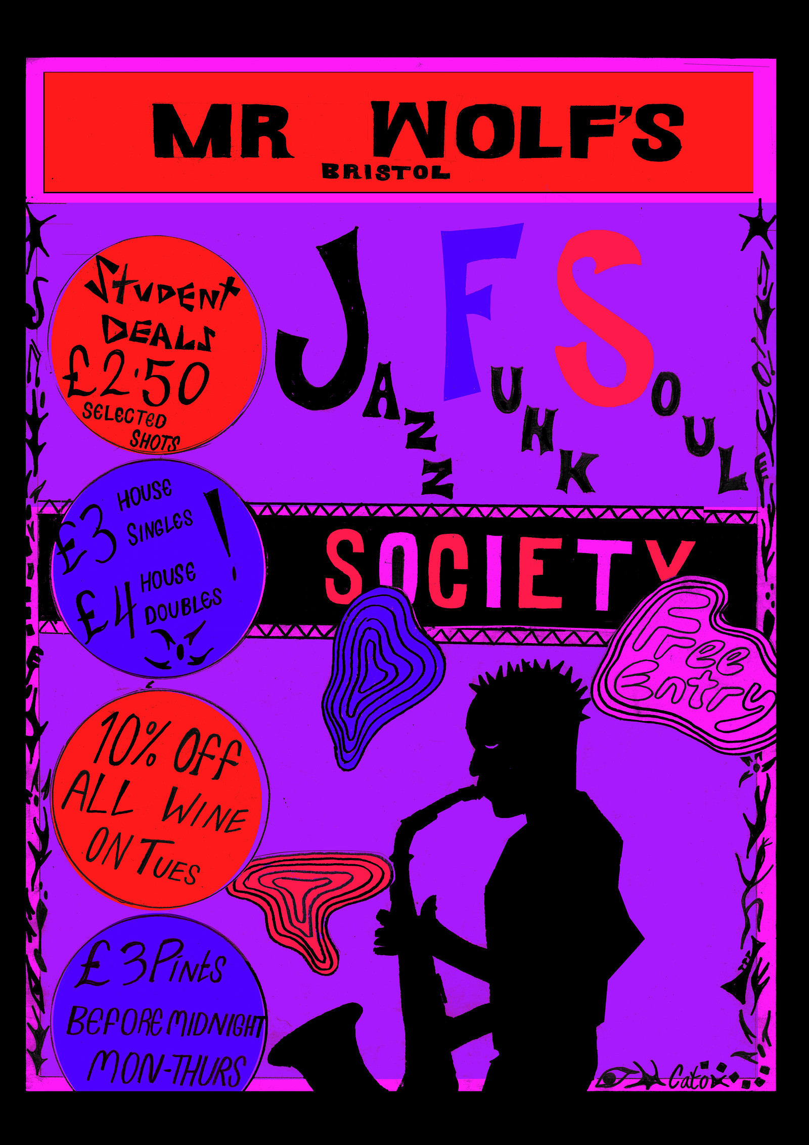 Open Jam at Mr Wolfs