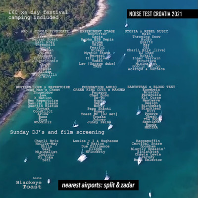 Noise Test Croatia PART 2 WITH GUY CALLED GERALD at Jezera, island Murter, Croatia