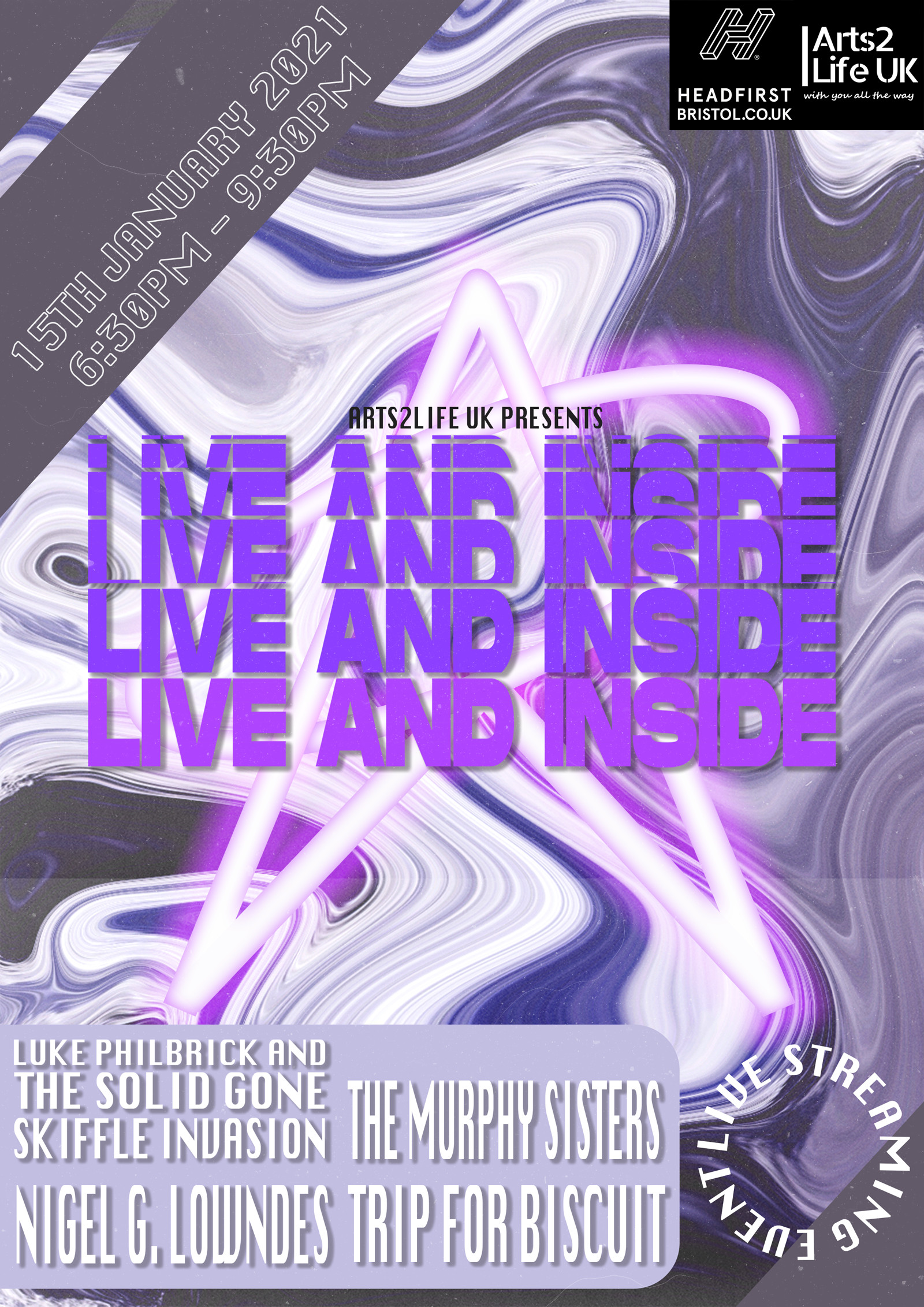& Inside at Arts2Life UK Facebook Page