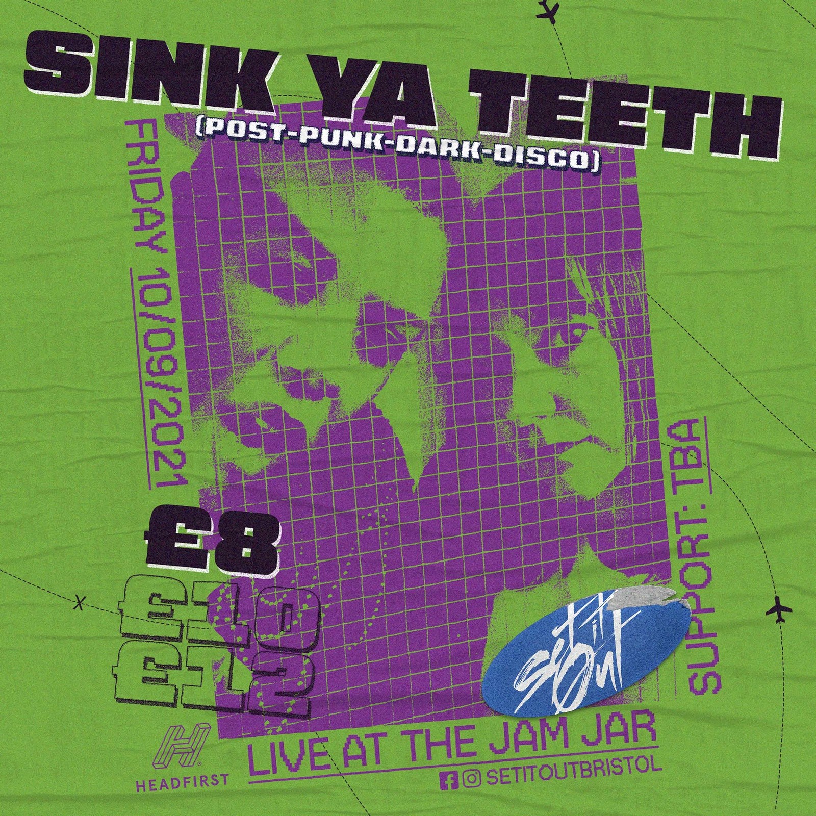 Sink Ya Teeth CANCELLED at Jam Jar