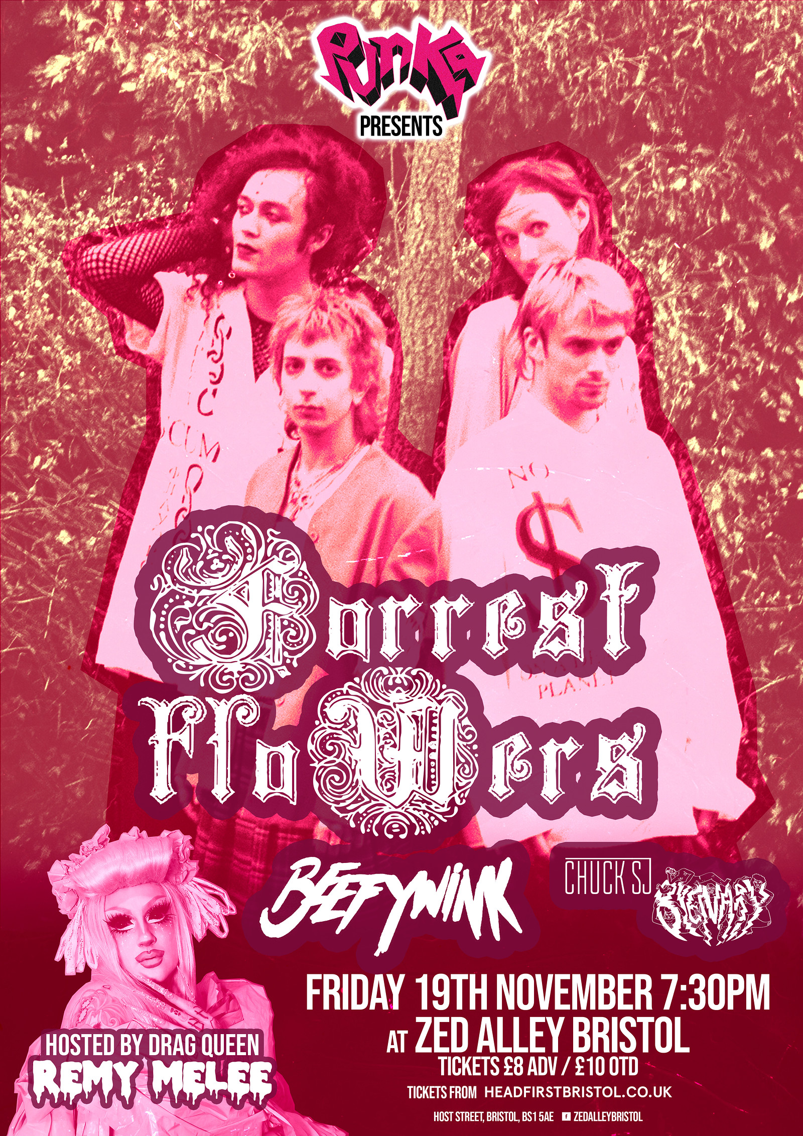 Punka Presents:FORREST FLOWERS/ BEEFYWINK/ BYENARY at Zed Alley