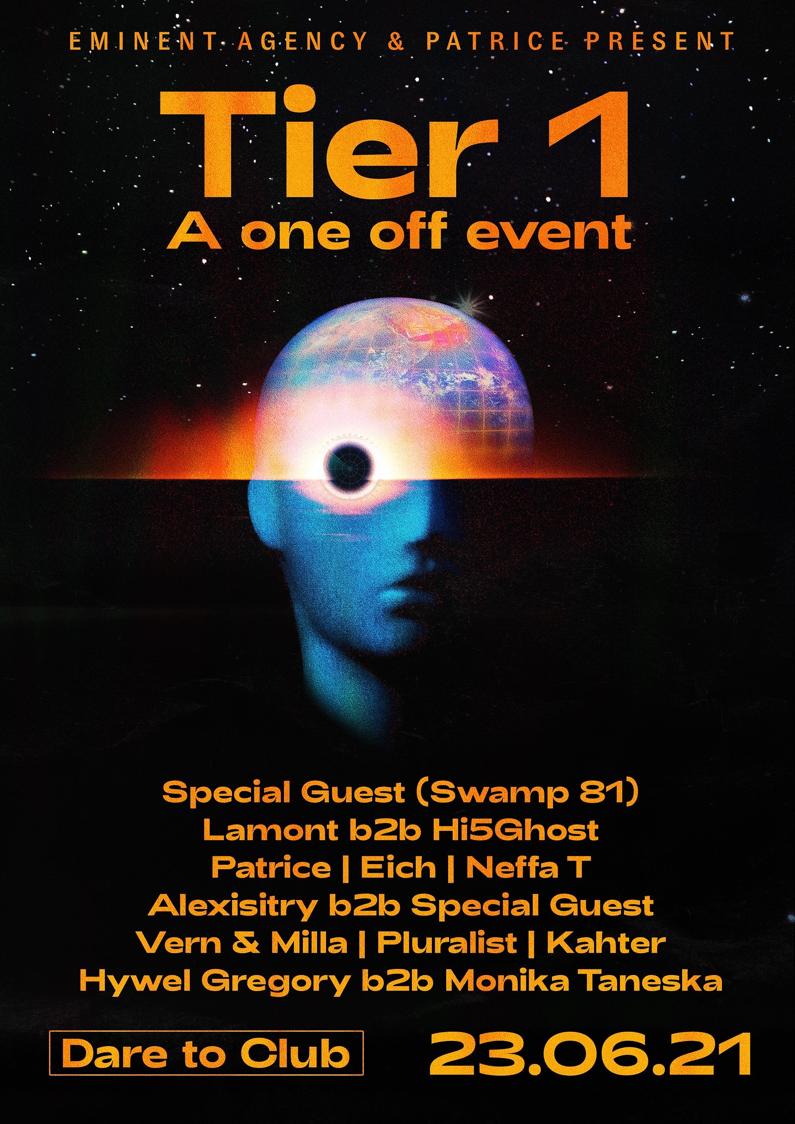 Eminent Agency & Patrice present Tier 1 at Dare to Club
