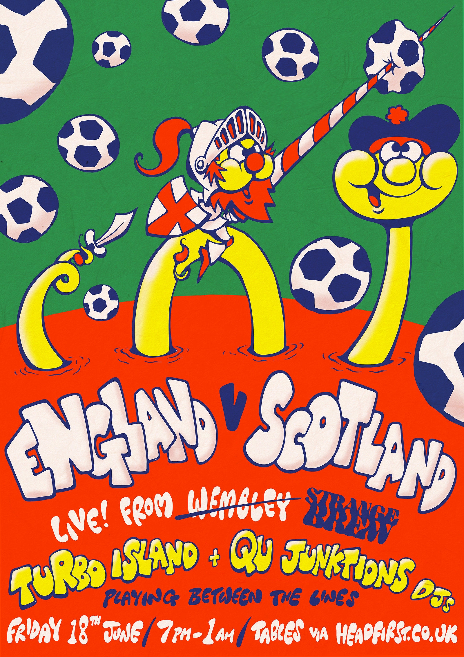 England v Scotland w/ Turbo Island & Qu DJs at Strange Brew