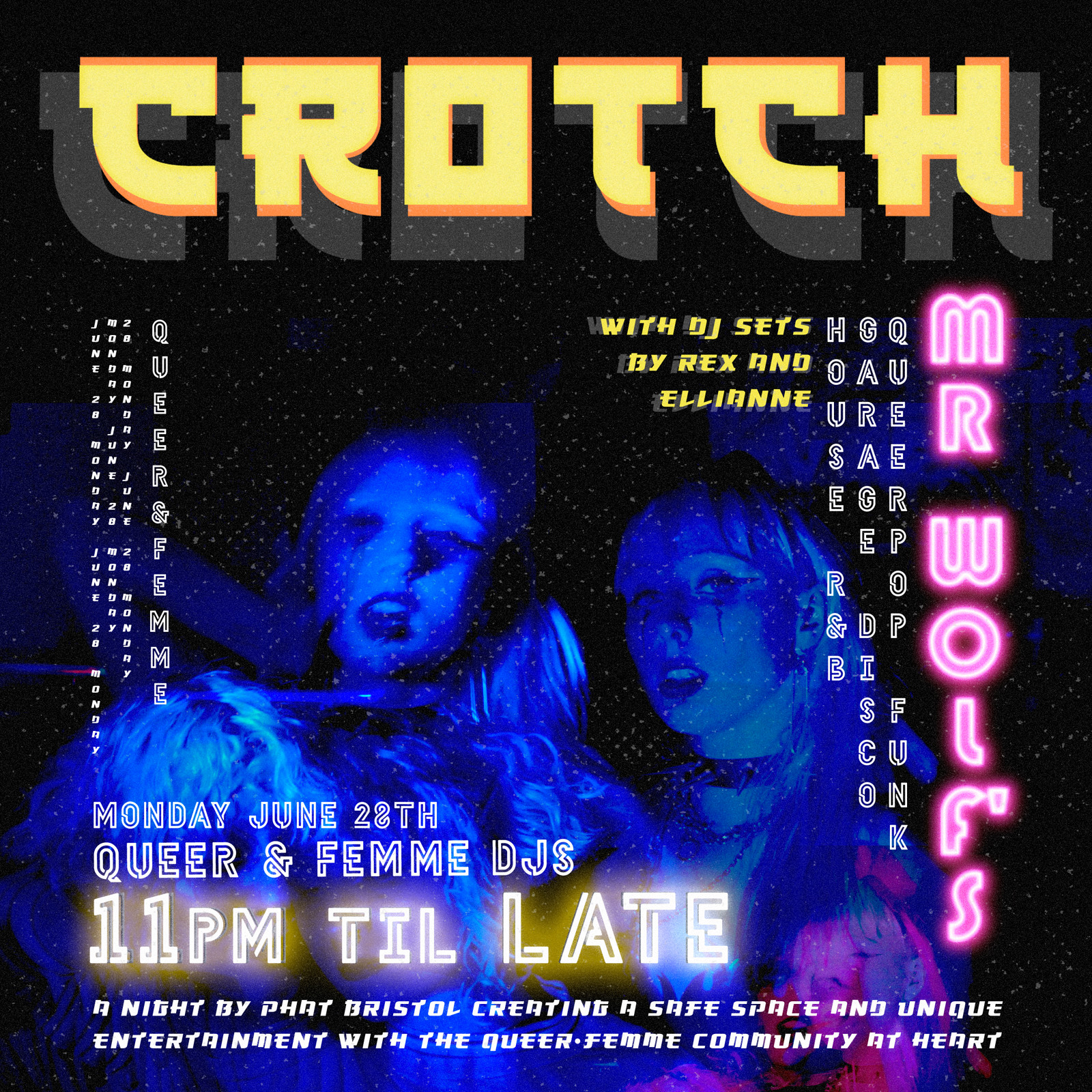 PHATBristol presents: CROTCH at Mr Wolfs
