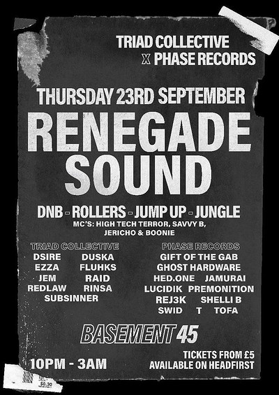 RENEGADE SOUND at Basement 45